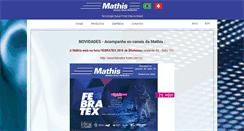 Desktop Screenshot of mathis.com.br